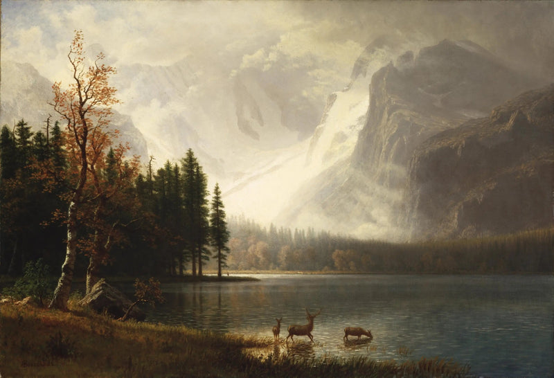 Estes Park, Colorado, Lago Whyte - Albert Bierstadt