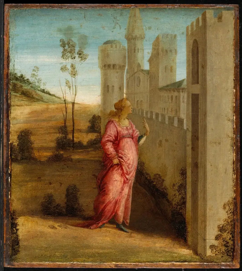 Esther às portas do palácio - Filippino Lippi