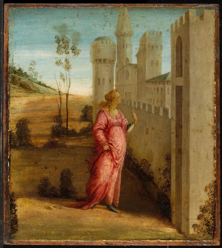 Esther às portas do palácio - Filippino Lippi
