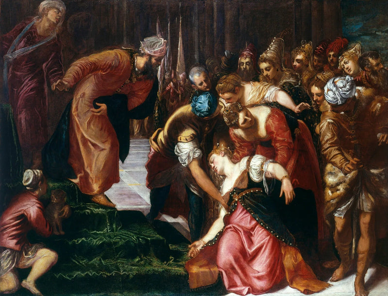 Esther diante de Assuérus - Jacopo Tintoretto