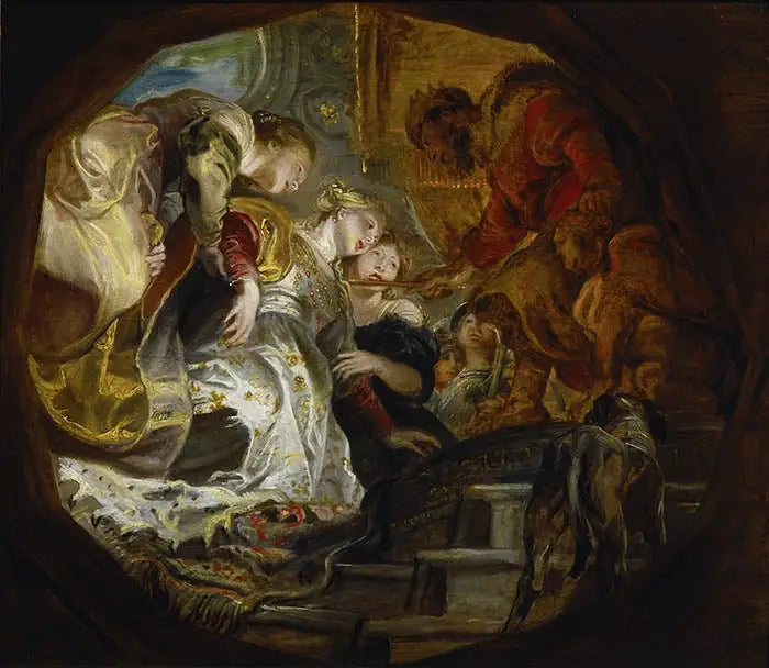 Esther diante de Assuérus - Peter Paul Rubens