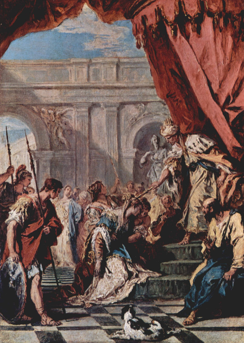 Esther diante de Assuérus - Sebastiano Ricci