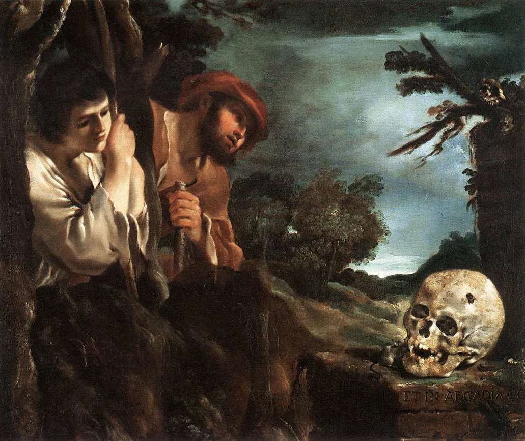 E na Arcádia eu - Guercino