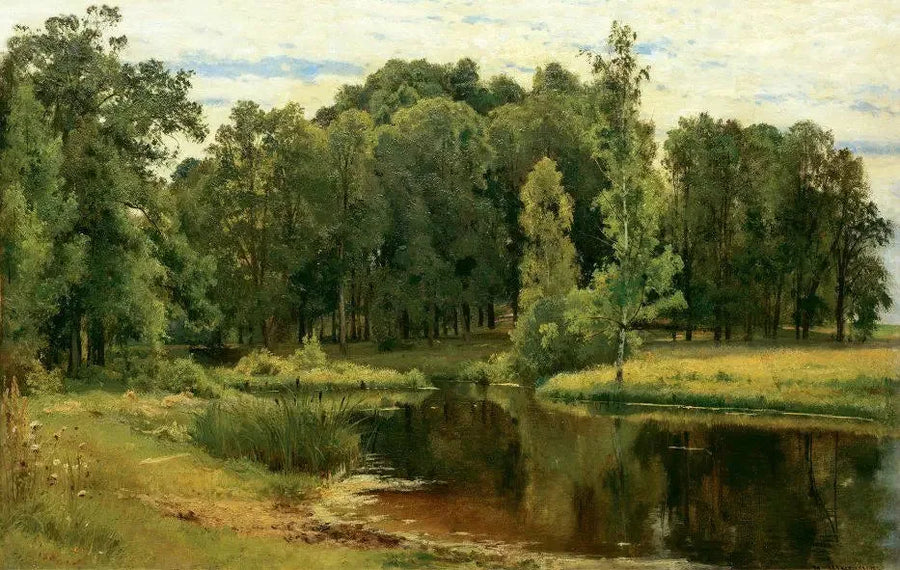Estanque no antigo parque - Ivan Chichkine