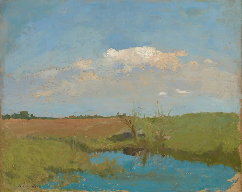 Estanque nas Landes - Odilon Redon