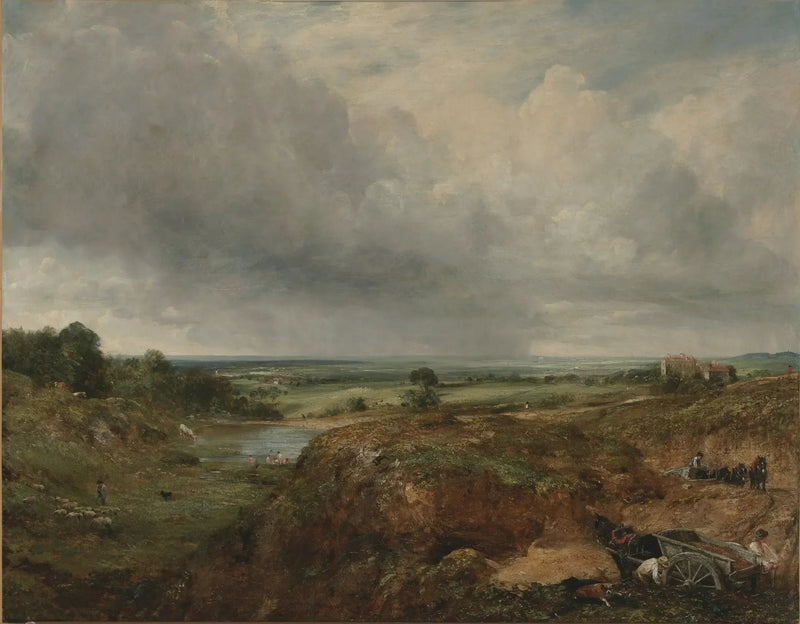 Estanque de Branch Hill, Hampstead Heath (1824) - John Constable