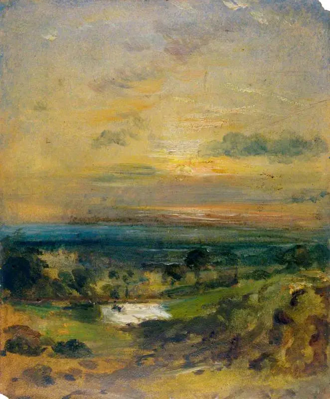 Estanque de Branch Hill, noite - John Constable