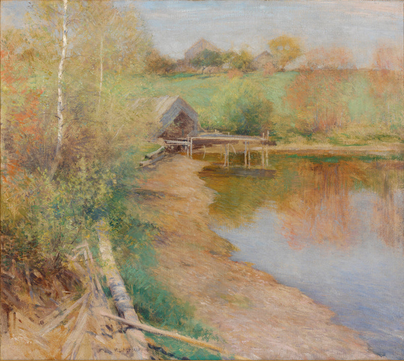 Estanque do moinho - Willard Metcalf