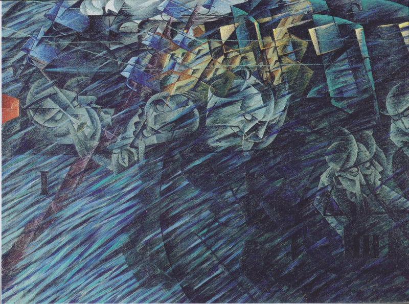 Estados de Alma II: Aqueles que Partem - Umberto Boccioni