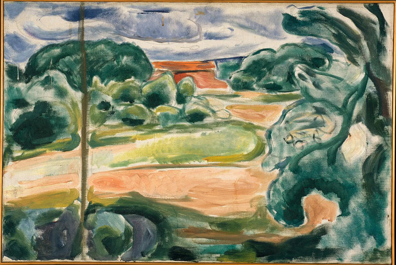 Verão em Ekely - Edvard Munch