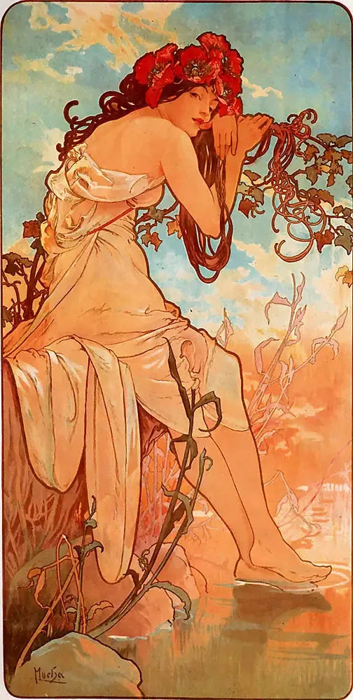 Verão - Alphonse Mucha