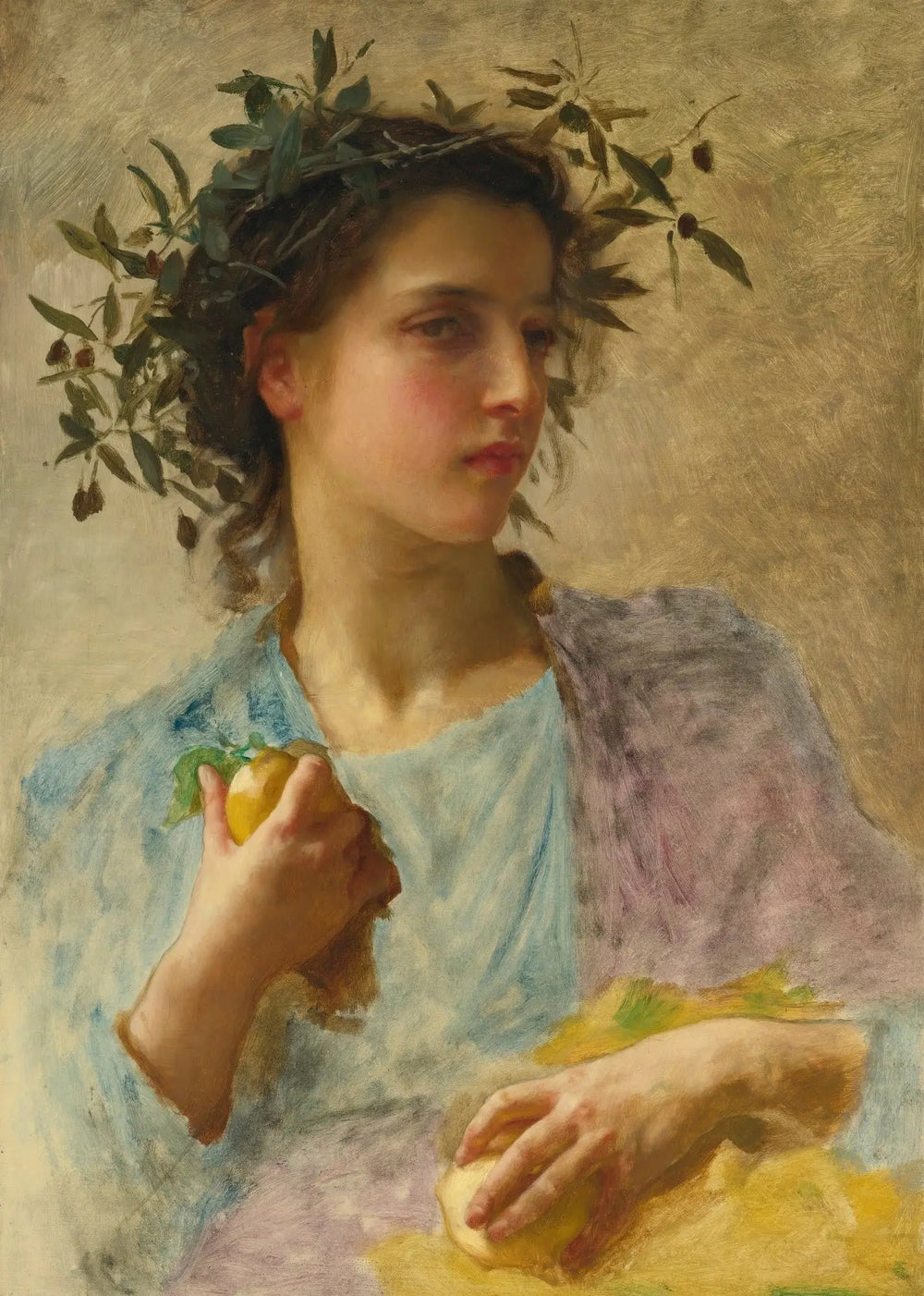 Été - Bouguereau image 1 copie peinte à la main à l’huile