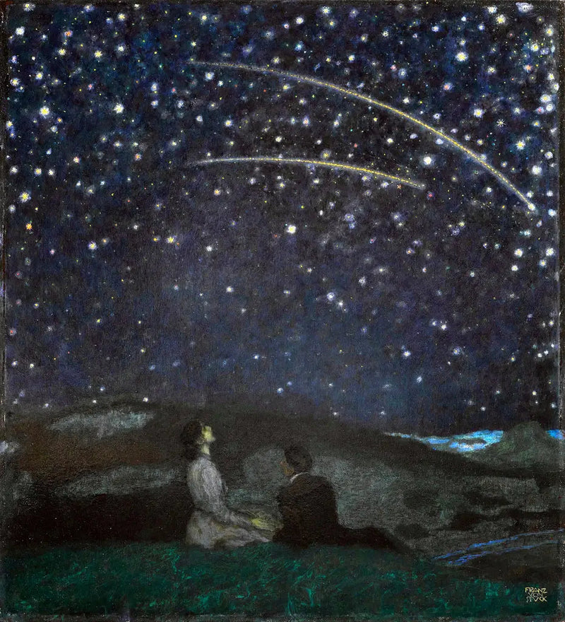 Estrelas Cadentes - Franz Von Stuck