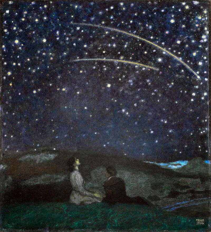Estrelas Cadentes - Franz Von Stuck