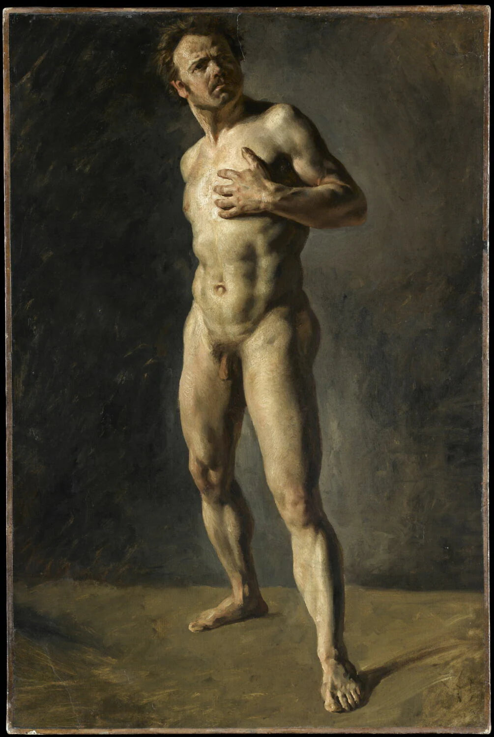 Étude d'homme nu, dit Le Polonais - Eugène Delacroix