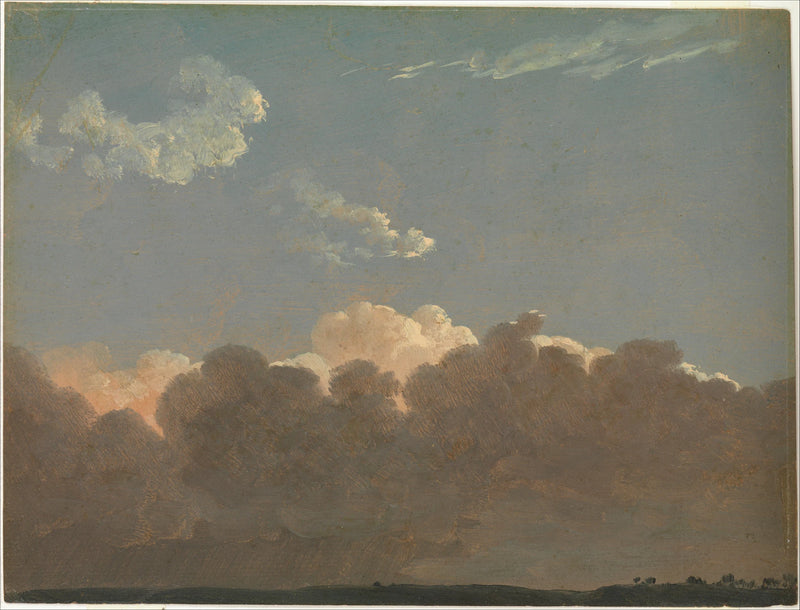 Étude des nuages (tempête lointaine) - Simon Denis