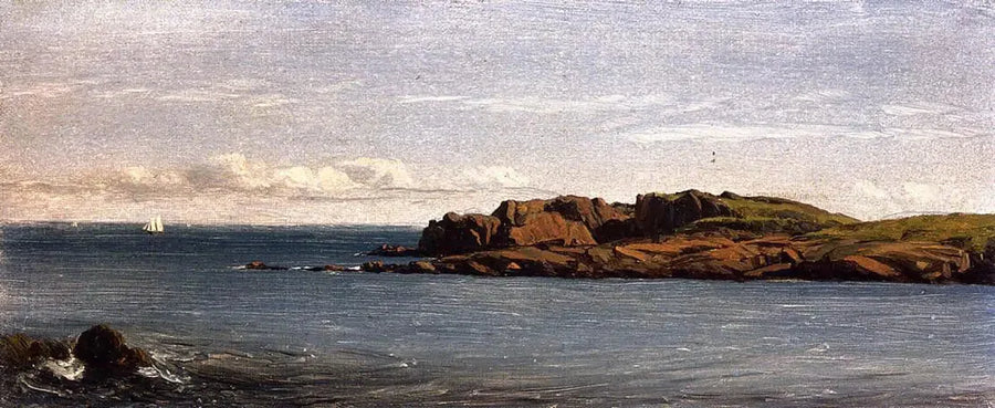 Estudar na costa de Massachusetts - Sanford Robinson Gifford