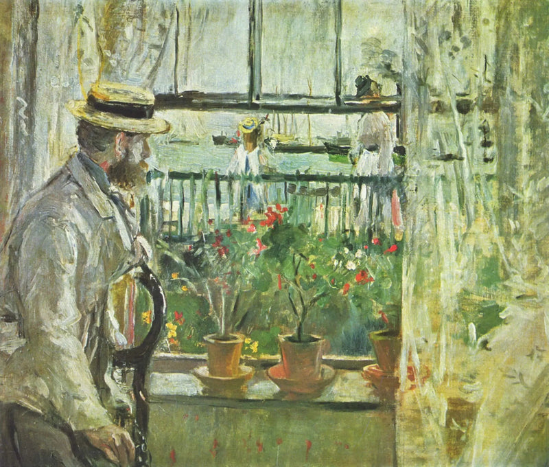 Eugène Manet na Ilha de Wight - Berthe Morisot