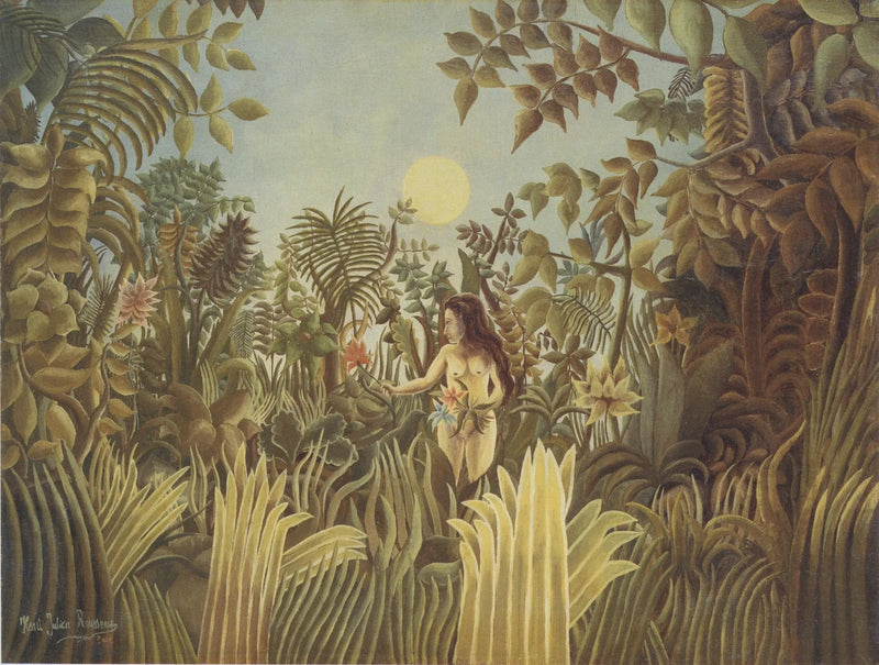 Eva no Jardim do Éden - Henri Rousseau