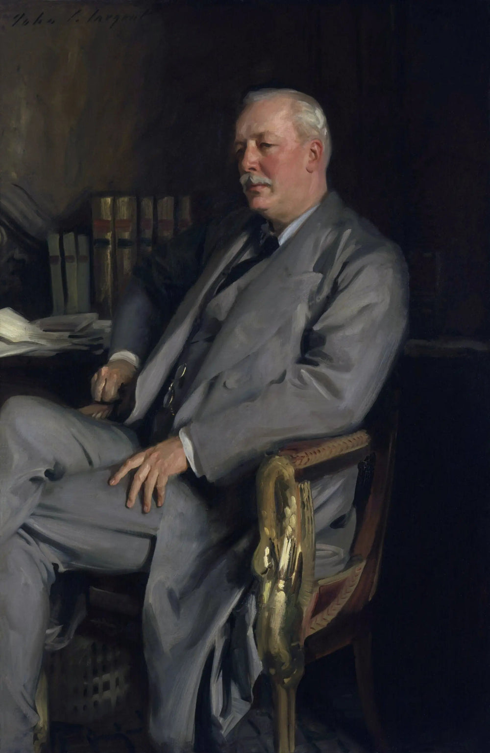 Evelyn Baring, 1er comte de Cromer - John Singer Sargent image 1 tableau peint à l’huile sur toile