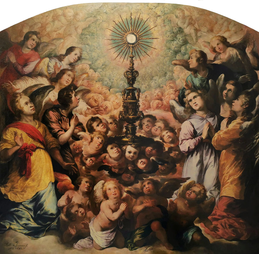 Exaltation de l'Eucharistie - Francisco de Herrera le Vieux