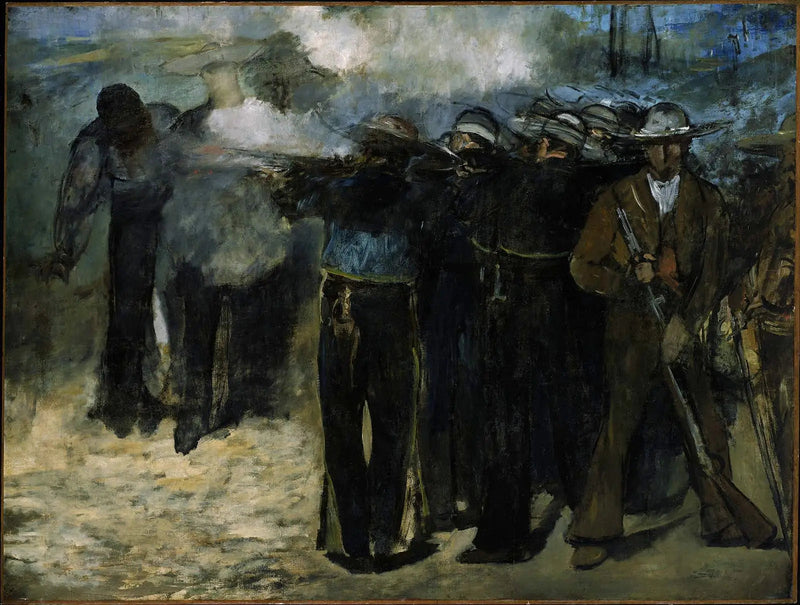 Execução do Imperador Maximiliano do México - Édouard Manet