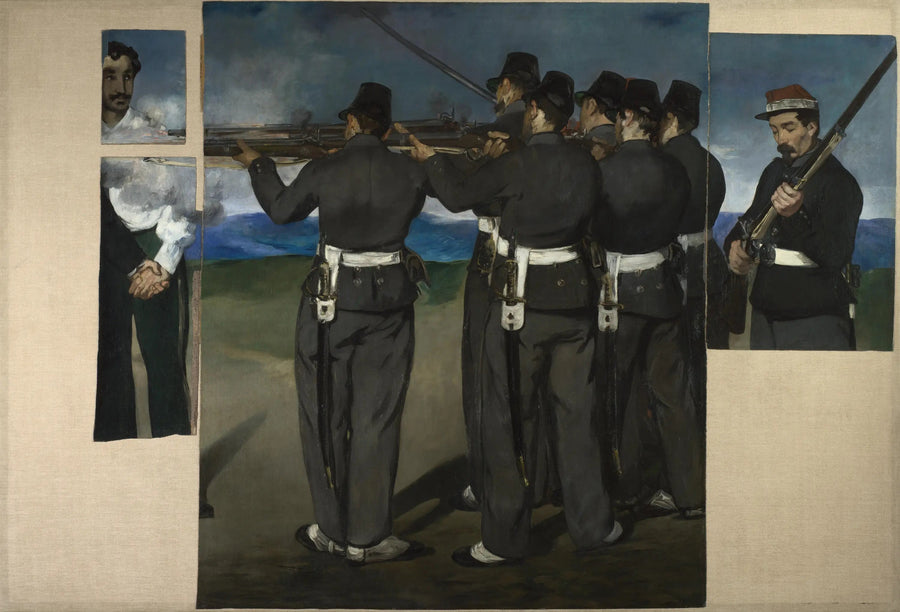Execução do Imperador Maximiliano do México - Édouard Manet