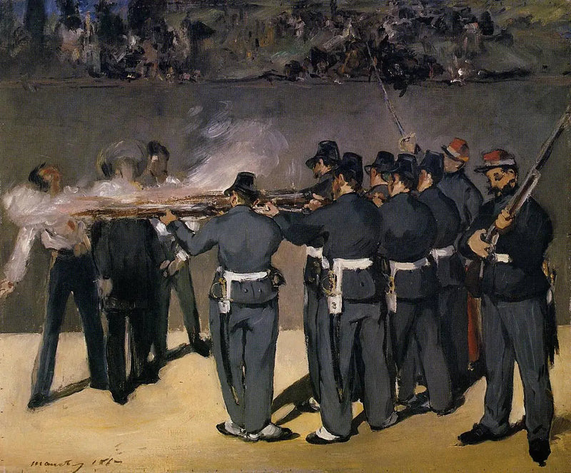 Execução do Imperador Maximiliano do México - Édouard Manet