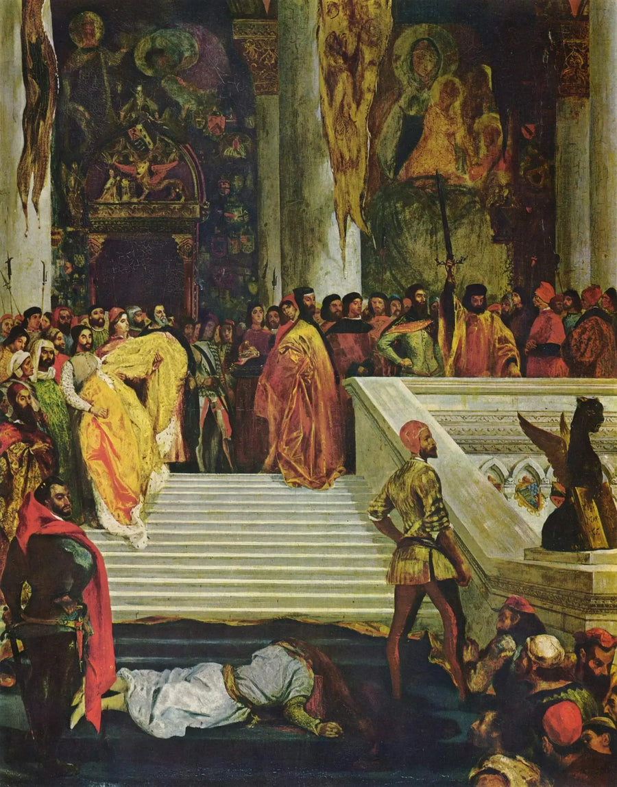 Execução do doge Marino Faliero - Eugène Delacroix