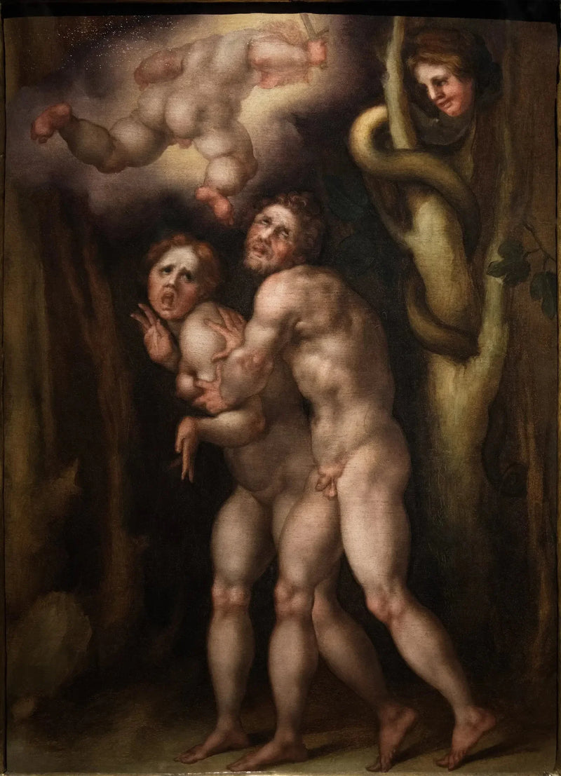 Expulsão de Adão e Eva - Pontormo