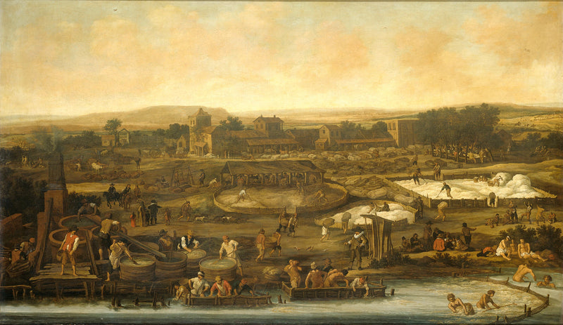 La fabrication de la laine - Pieter de Molyn