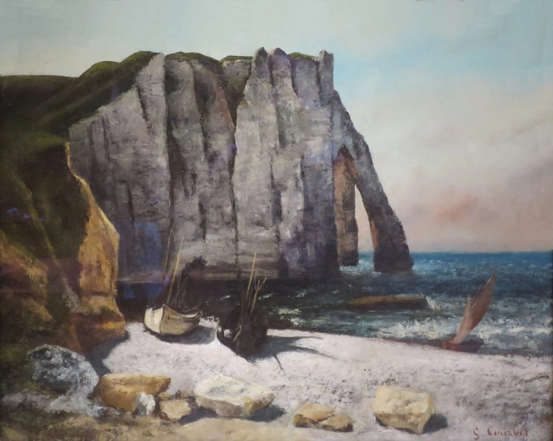 Falésia de Étretat, a Porta de Aval - Gustave Courbet