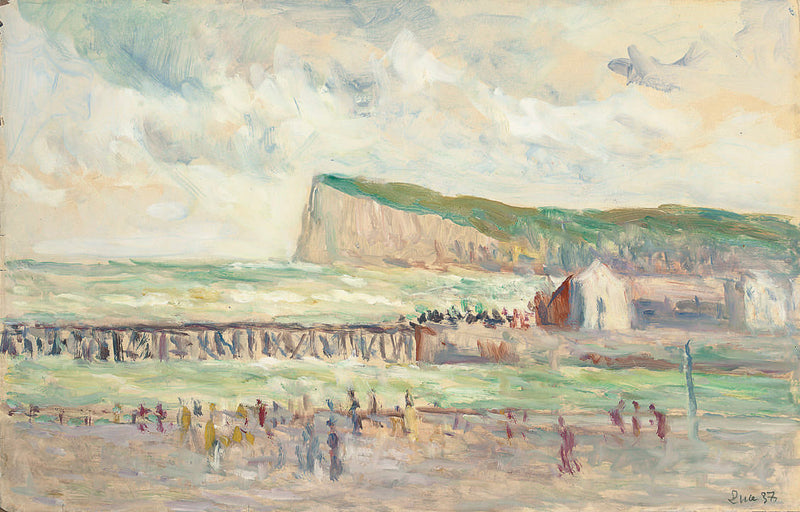 Falésia marítima perto do Tréport - Maximilien Luce