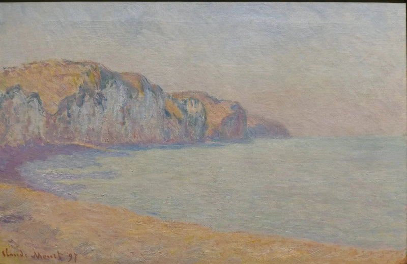 Pourville Cliff, pela manhã, Montreal W1442 - Claude Monet