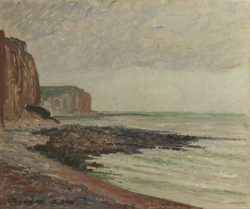 Falésias em Petites-Dalles - Camille Pissarro