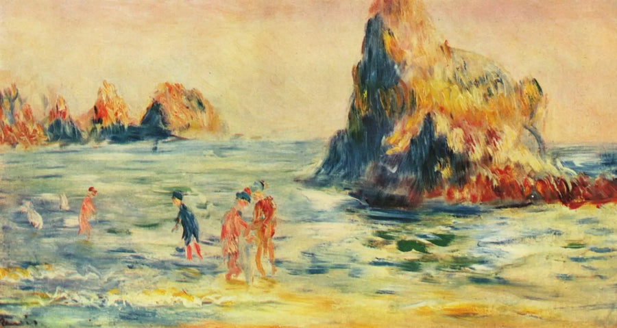 Falésias de Guernesey - Pierre-Auguste Renoir