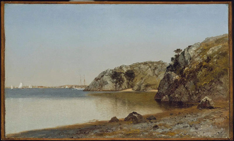 Falésias de Newport, Rhode Island - John Frederick Kensett