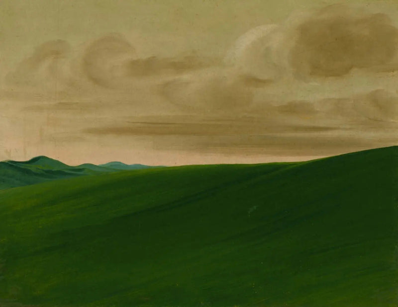 Falésias de Nishnabottana, Alto Missouri - George Catlin