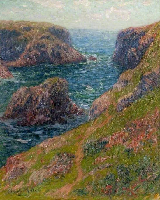 Falésias de Port-Domois, Belle-Île - Henry Moret