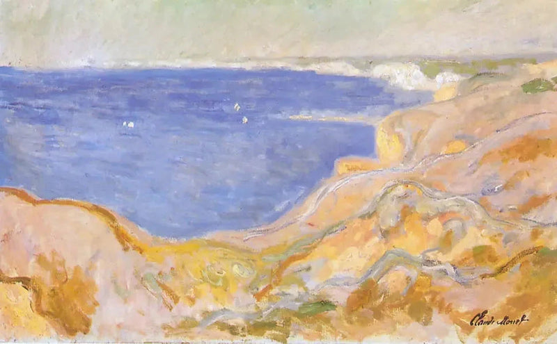 Falésias a leste de Pourville W1431 - Claude Monet