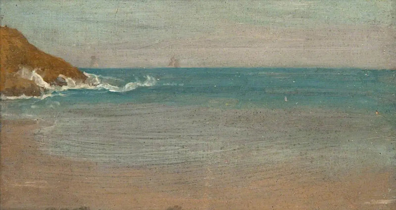 Falésias e ondas quebrando - James Abbott McNeill Whistler