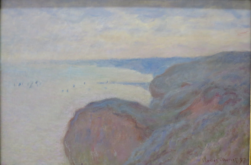 Falésias perto de Dieppe, Hermitage W1467 - Claude Monet