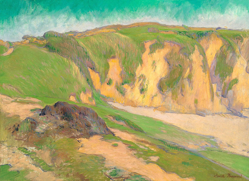 Falésias, Le Pouldu - Émile Bernard