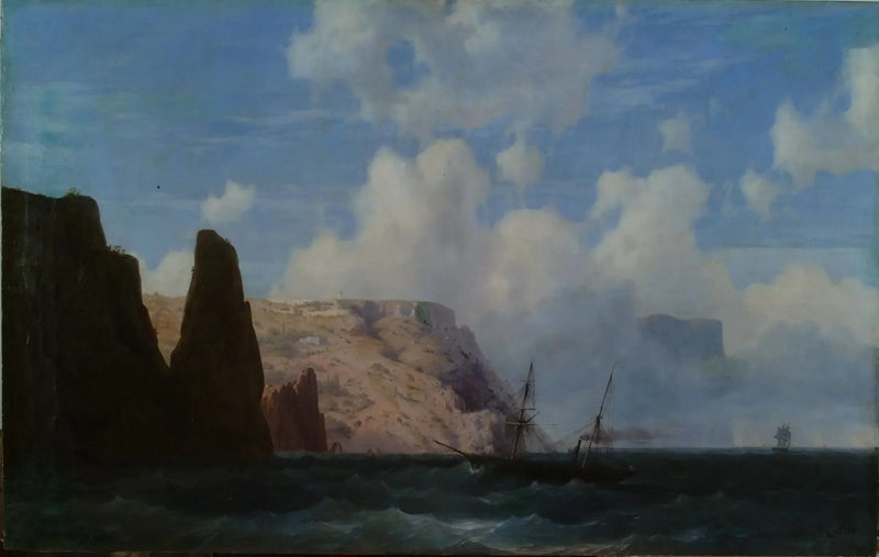  Falésias rochosas - Ivan Aïvazovski
