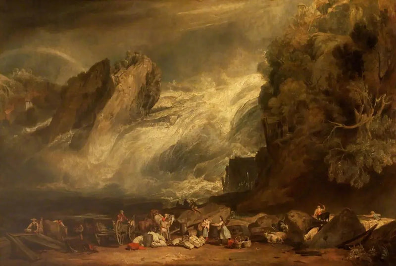 Quedas do Reno em Schaffhausen - J. M. W. Turner