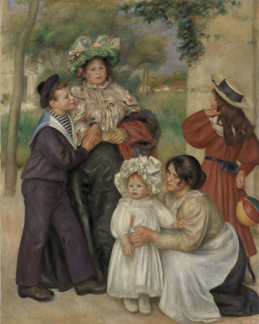 A família do artista - Pierre-Auguste Renoir