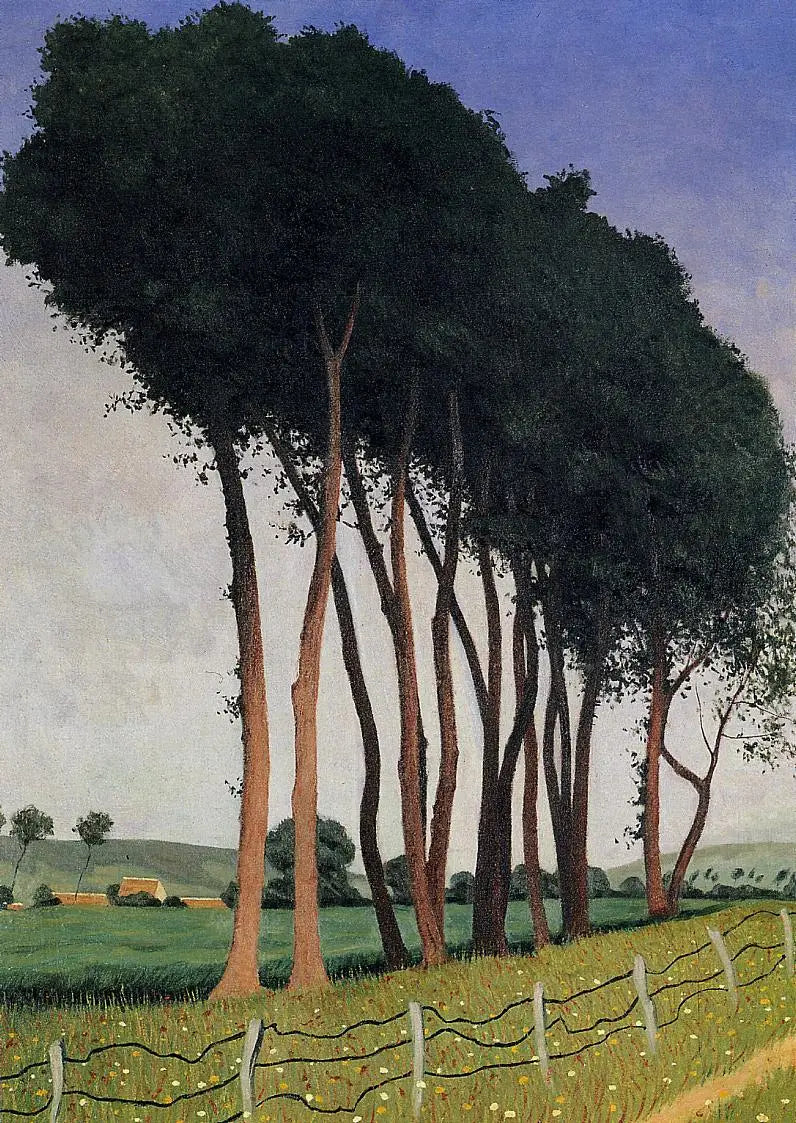 Família de árvores - Félix Vallotton