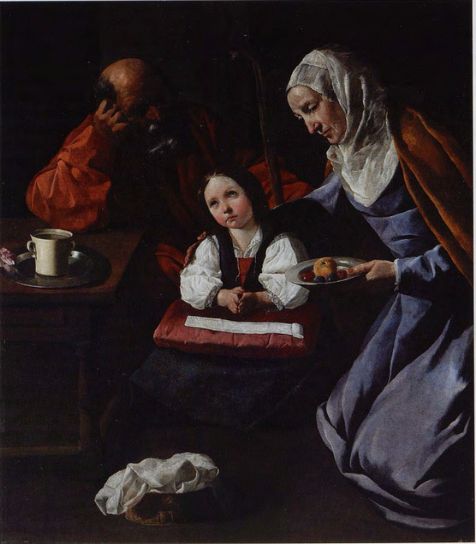 Família da Virgem - Francisco de Zurbarán