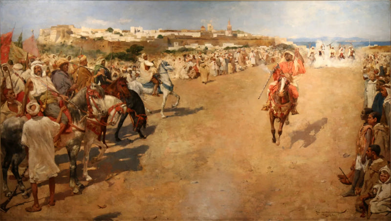 Fantasia árabe - Théodore van Rysselberghe