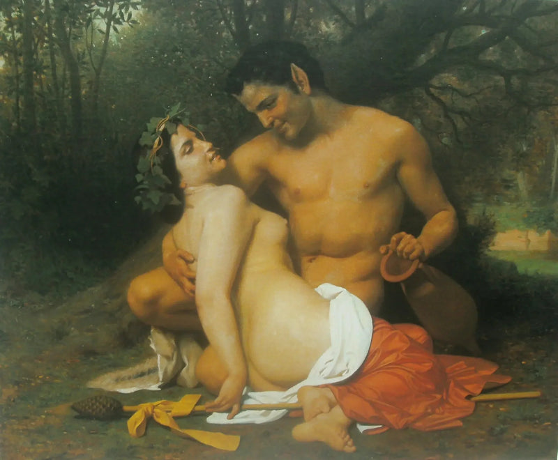 Fauna e Baco - Bouguereau